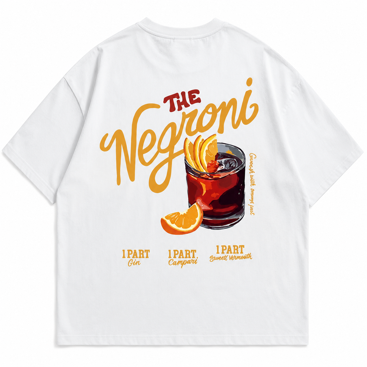 Camiseta Semi Oversized The Negroni