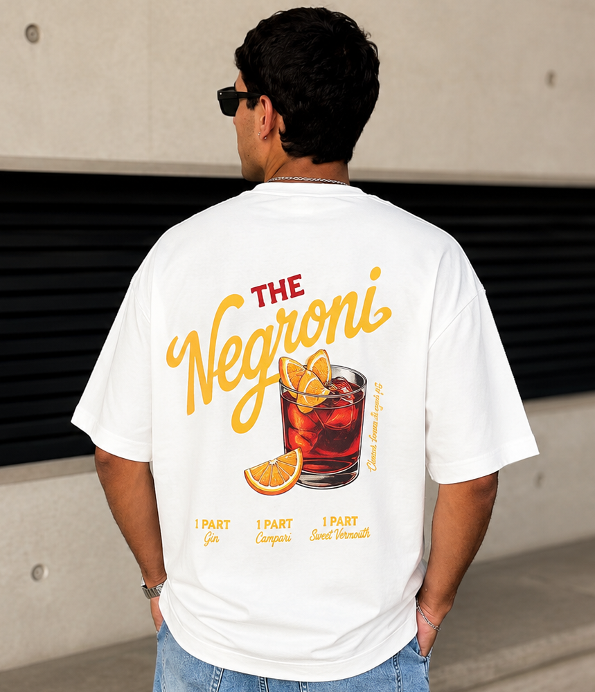 Camiseta Semi Oversized The Negroni