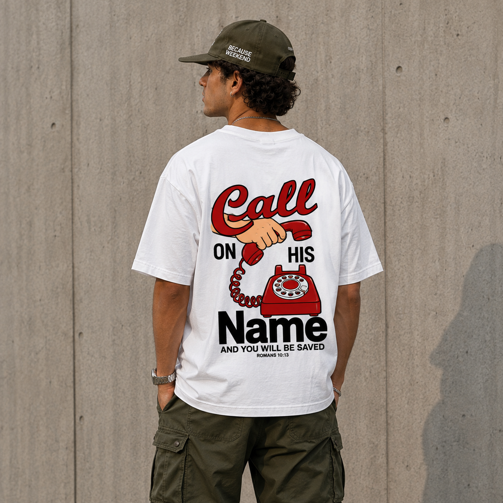 Camiseta Semi Overized Call On His Name