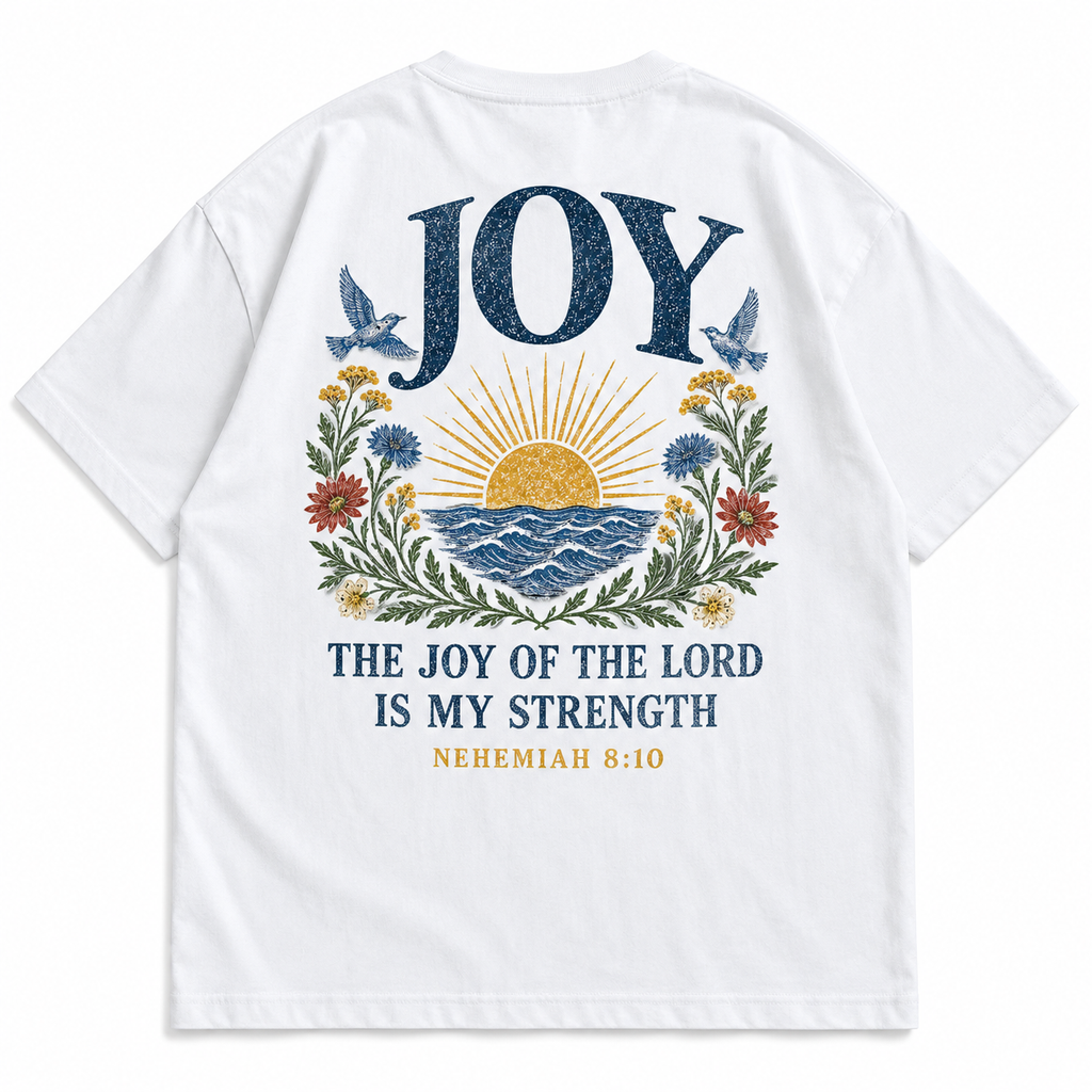 Camiseta Semi Oversized Joy
