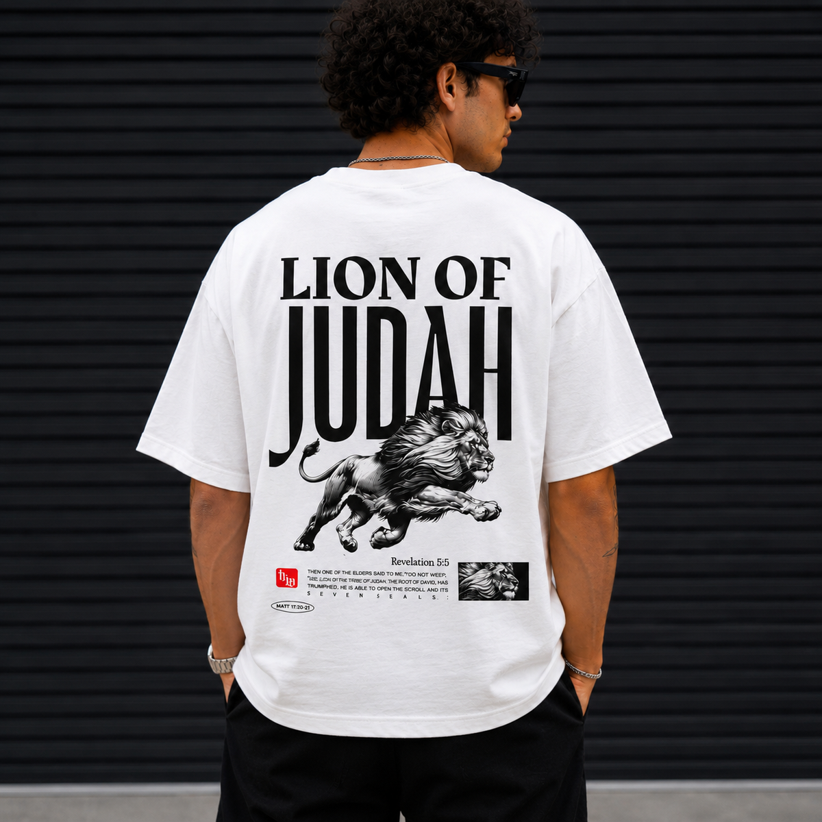 Camiseta Semi Oversized Lion Of Judah