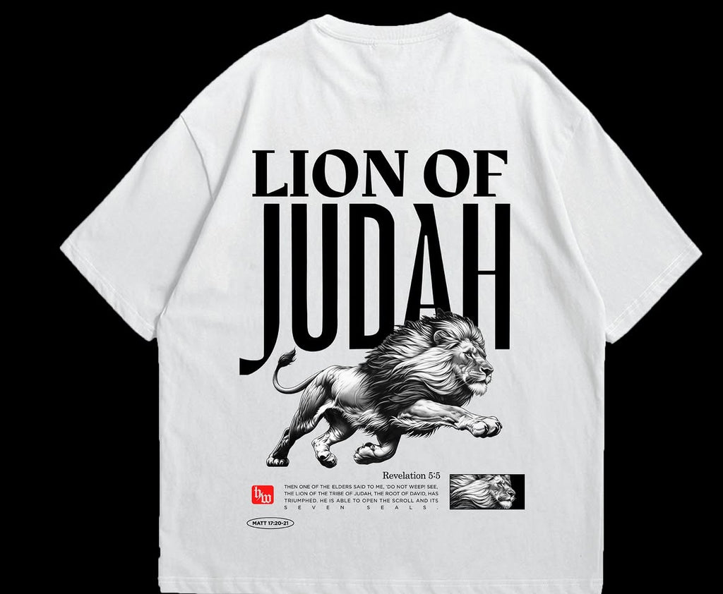 Camiseta Semi Oversized Lion Of Judah