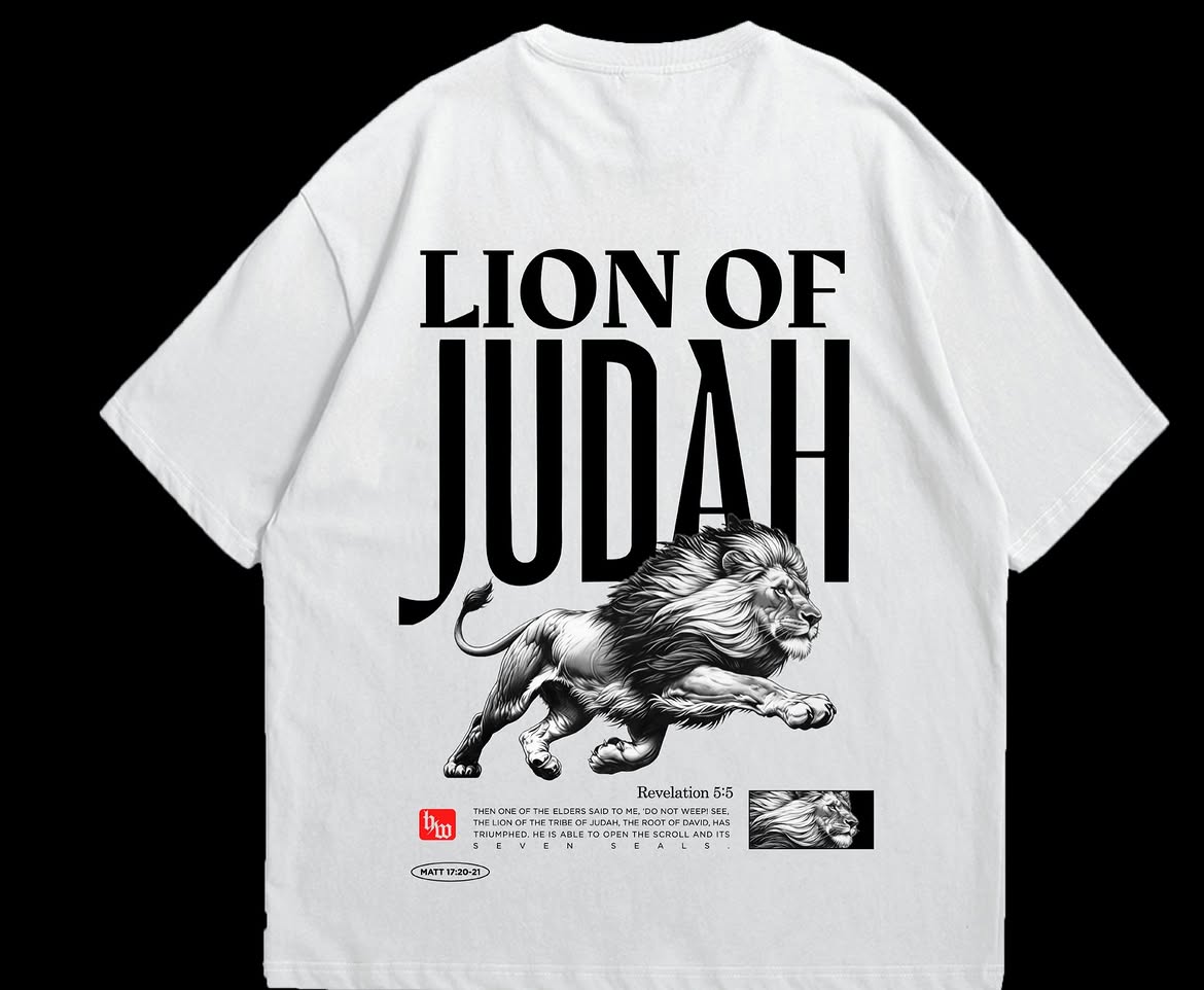 Camiseta Semi Oversized Lion Of Judah